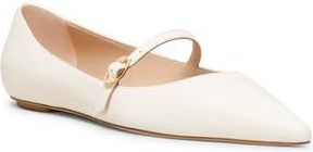 Stuart Weitzman Emilia Mary Jane Flat in Seashell at Nordstrom Rack, Size 7