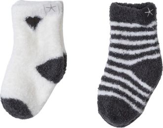 Barefoot Dreams 2-Pack Socks in Carbon-Pearl at Nordstrom