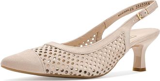 Paul Green Derby Sling Womens Sandals Biscuit Suede : AT 8 (US Womens 10.5) M, Leather/Suede