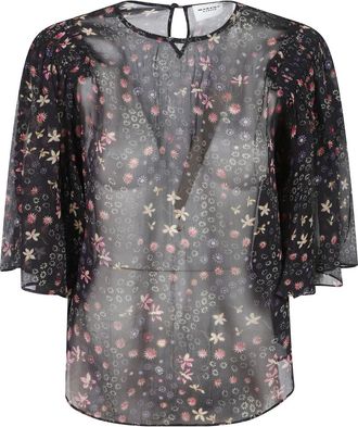 Isabel Marant Top - Dames - Blouses - Zwart - M - Overhemden