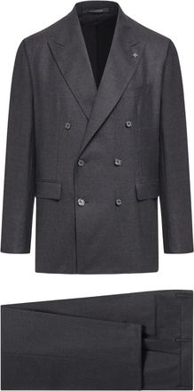 Tagliatore Completo doppiopetto in lana - Grigio