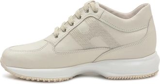 Hogan Interactive Sneakers - Dames - Sneakers - Beige - 41 EU - Leer - Schoenen