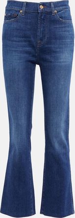7 For All Mankind Slim Kick high-rise jeans
