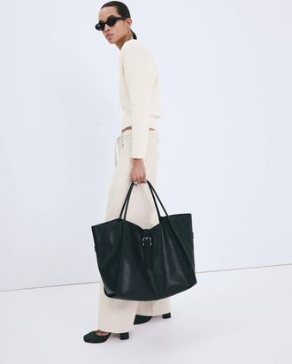 Mango Pullover coste scollo incrociato grezzo - Donna - XL - MANGO