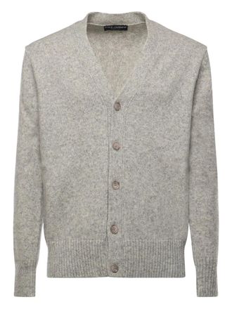 Dolce & Gabbana buttoned cardigan - men - Polyamide/Wool/Alpaca - 48 - Grey
