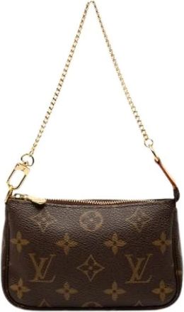 Louis Vuitton Pre-owned Mini Bags, female, Brown, Size: ONE SIZE Pre-owned Fabric Mini Bag