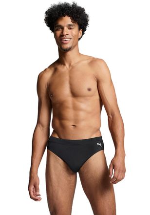 Puma Badehose PUMA PUMA SWIM MEN CLASSIC SWIM BRIEF, Herren, Gr. XL, N-Gr, schwarz, Web, Elasthan, Polyester, unifarben, Badehosen Badehose, mit seitlichem