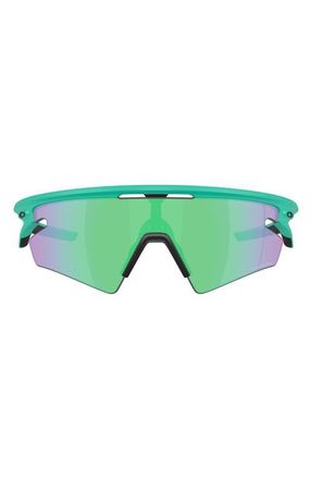 Oakley Gender Inclusive Sphaera Slash 36mm Rectangle Sunglasses in Matte Celeste /Prizm at Nordstrom