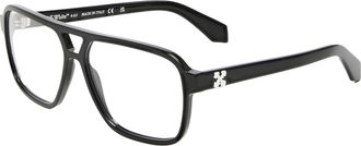 Off-white Off White Herenzonnebril model 81 met logo (Zwart)