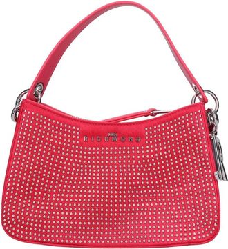 John Richmond Satin en Studded Tas - Dames - Handtassen - Rood - ONE Size - Satijn - Tassen