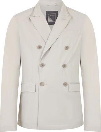 Herno Dubbele rij knopen jas - Heren - Blazers - Grijs - S - Jassen