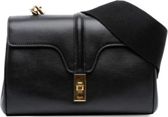 Celine Pre-owned Cross Body Bags, female, Black, Size: ONE SIZE Pre-owned Leather Crossbody Bag