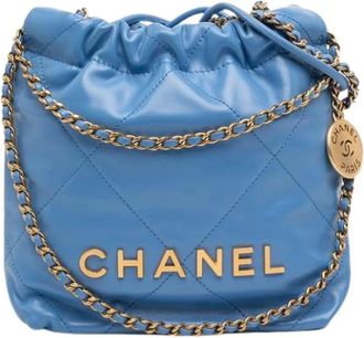 Chanel Bolso Satchel Acolchado Pre-owned - Pre-owned - Mujer - Azul - ONE SIZE