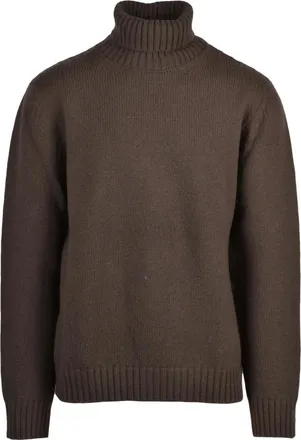 Eleventy Heren, Truien, Bruin, Maat: XL Wol