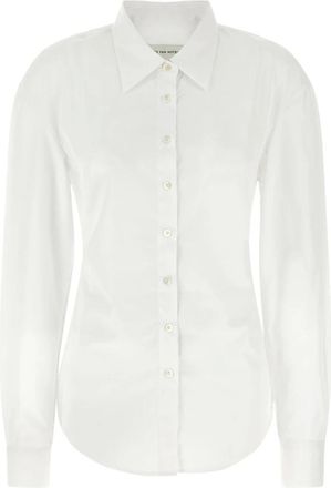 Dries Van Noten Dames, Blouses & Shirts, Wit, Maat: S Katoen