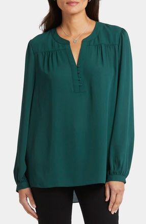 NYDJ Trinity Tunic Top in Pine Forest at Nordstrom, Size Medium