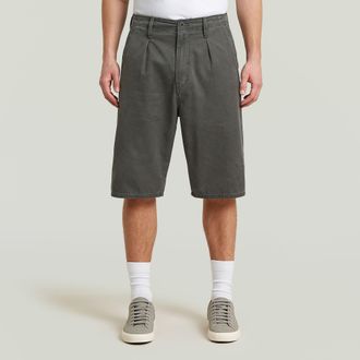 G-Star Pleated Chino Short - Grijs - Heren