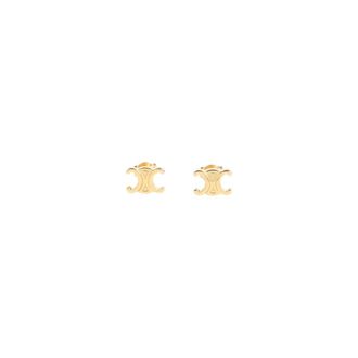 Celine Celine, Accessoires, Dames, Geel, ONE Size, Triomphe Studs
