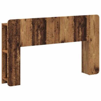 vidaXL Cabecero Con Armario Madera Envejecida Madera De Ingenier&iacute;a Vidaxl