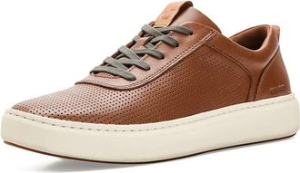 Johnston & Murphy Mayhew Perfed U-Throat Mens Shoes Tan Full Grain : 10.5 M (D), Leather