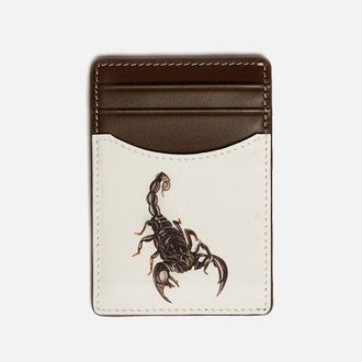 Duke + Dexter Duke + Dexter, Unisex Dean Chestnut Scorpion Card Holder, Size