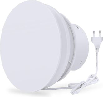 OEM 1 Ventilateur DExtraction 100 Mm, Moteur &Agrave; Roulement &Agrave; Billes, Clapet Anti-retour, Pour Cuisine, Salle De Bain, Garage