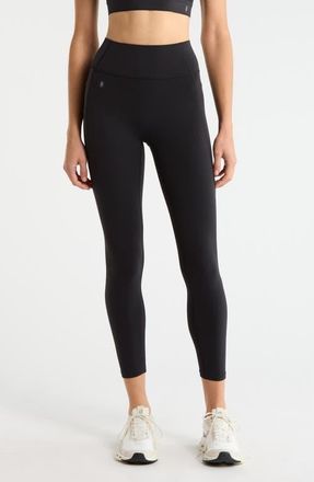 On High Waist 7/8 Studio Tights in Black at Nordstrom, Size X-Large