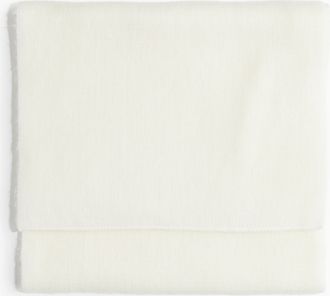 H&M Angerauter Schal - White