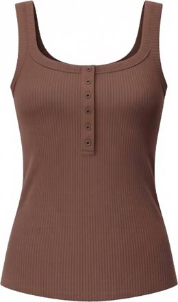 Dear John Denim Womens Brooke Sleeveless Tank In Acorn