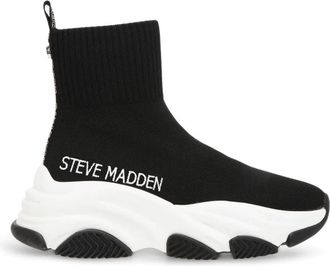Steve Madden Stijlvolle Prodigy Sneaker - Dames - Sneakers - Zwart - 40 EU - Schoenen