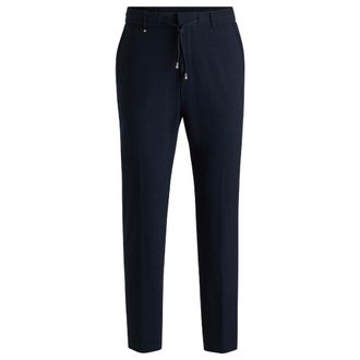 HUGO BOSS Mens Boss C-Perin-RDS-252 Trousers in Blue