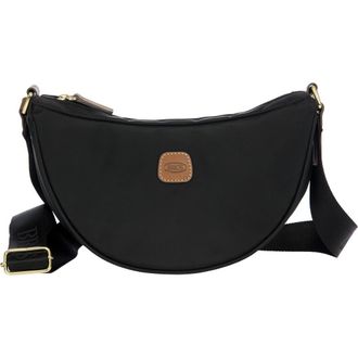Bric's X-travel Mini Halfmoon Bag in Black at Nordstrom