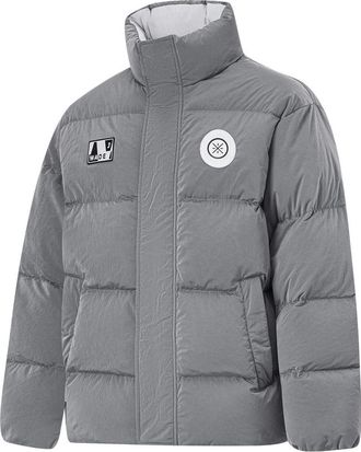 Li-Ning Way Of Wade Logo Down Jacket Grey AYMT165-1