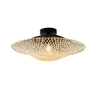QAZQA L&aacute;mpara techo exterior bamb&uacute; 50 cm ip44