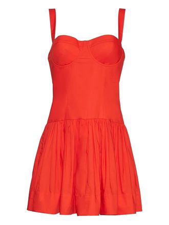 Cara Cara structured-bodice mini day dress - women - Cotton - 00