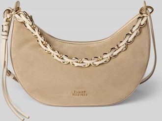 Tommy Hilfiger Umhängetasche aus echtem Rindsleder in Beige, Größe 1