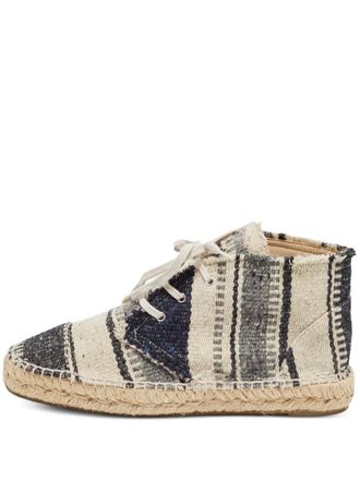 Chanel striped espadrilles - Black