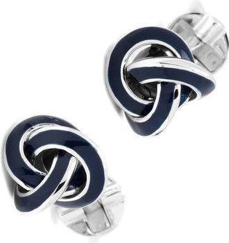 Cufflinks Inc. Love Knot Cuff Links in Navy at Nordstrom