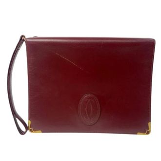Cartier Pre-owned Clutches, female, Red, Size: ONE SIZE Pre-owned Vintage Clutch Bag