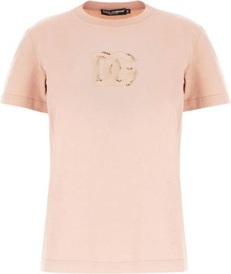 Dolce & Gabbana T-shirt - Dames - T-shirts - Roze - M - Tops