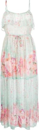 Twinset Maxi Kleedjes - Dames - Zomerkleedjes - Veelkleurig - M - Polyester - Kleedjes