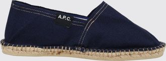 A.P.C. A. P.C. Espadrillas in cotone con punta tonda e tacco basso