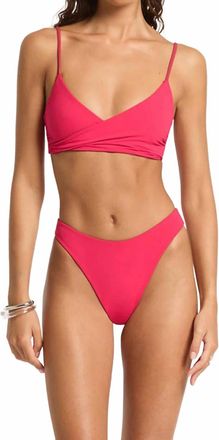 Bond-Eye Crista Reversible Brief In Sienna Scarlet Bare