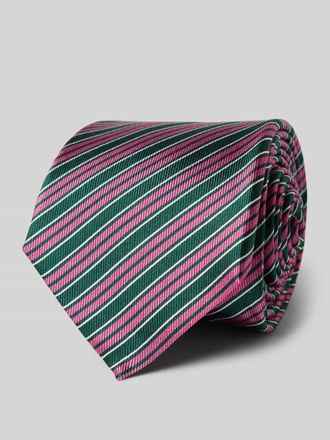 Blick. Krawatte aus Seide mit Allover-Muster in Gruen, Gr&ouml;&szlig;e 1