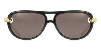 Bottega Veneta BV1418S 005 Womens Sunglasses Blue Size 58