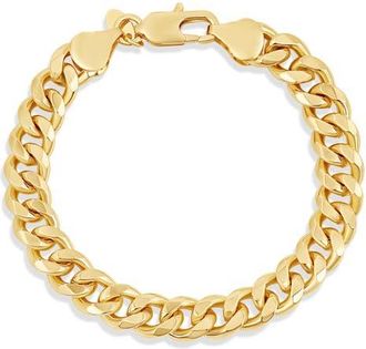 SHYMI Jack Cuban Chain Bracelet in Gold at Nordstrom, Size 7