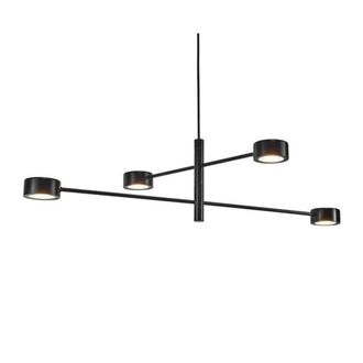 Nordlux L&aacute;mpara de techo led n&oacute;rdico con 4 puntos de luz circulares &oslash;90
