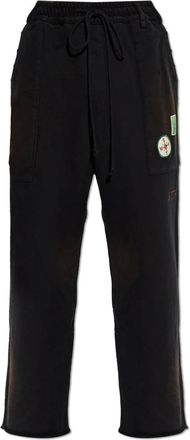 Song for the Mute Pantal&oacute;n de ch&aacute;ndal con parches - Trousers - Hombre - Negro - M