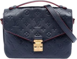 Louis Vuitton Pre-owned Handbags, female, Blue, Size: ONE SIZE Pre-owned Pochette Metis