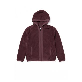 Freddy Giacca Donna in Sherpa e Polar Fleece con Zip e Cappuccio